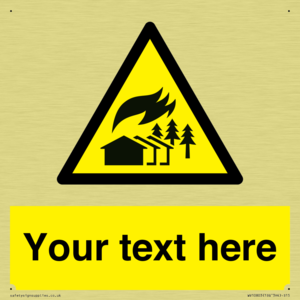 Custom Warning: Large scale fire zone